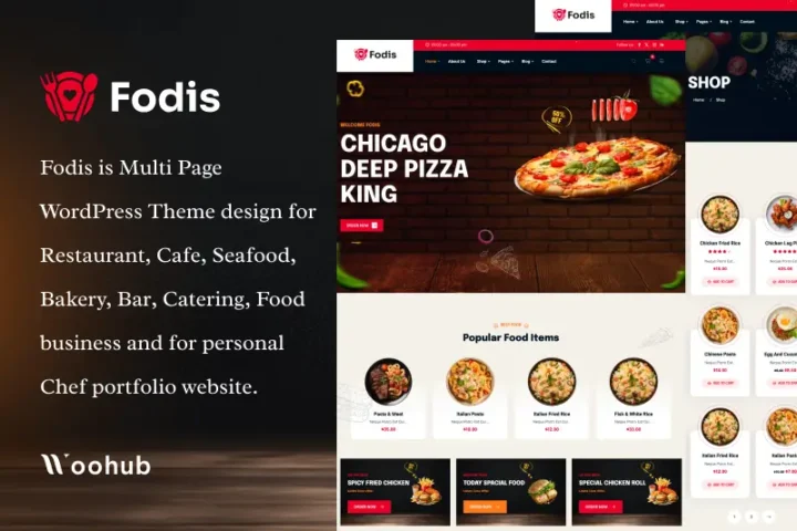 Fodis – Restaurant and Cafe WordPress Theme